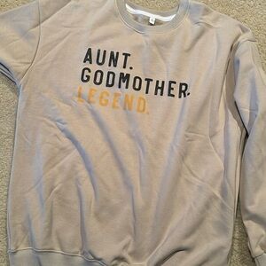 Crew neck sweatshirt. Tan/nude color. Very soft. Brand new never worn.